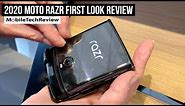 Moto Razr 2020 First Look Review - Foldable Screen Flip Phone