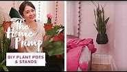 How To DIY Indoor Plant Pots & Stands | The Home Primp