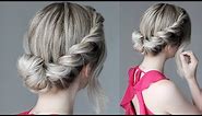 How To: Easy Updo | French Rope Braid