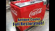 Coke Cooler - Full Restoration - Coca-Cola Vintage Antique Machine - By KFS - Kimmel Fabrication