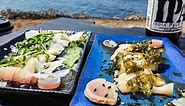 Coastal foraging: Making the BEST clam carpaccio with Philosophy D!!