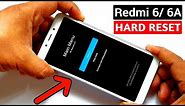 Xiaomi Redmi 6/ 6A Hard Reset |Pattern Unlock |Factory Reset Easy Trick With Keys