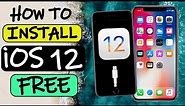 How To Install iOS 12 Beta 1 FREE No Computer - iPhone, iPad & iPod Touch