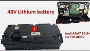 48V Lithium battery failure on Audi A6/A7 2018- MHEV. Fault code P0A7D00, P0A8000, P0B2900
