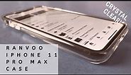 New Crystal Clear iPhone 11 Pro Max protective thin minimalist case from Ranvoo, Qi Charger