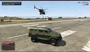 GTA 5 - Fort Zancudo Military Base Rampage + Six Star Escape