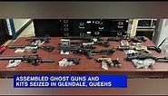 Assembled ghost guns and kits seized in Queens