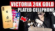 Victoria Beckham 24K Gold Plated Cell Phone