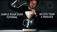 How To Make Pour Over Coffee - SIMPLE V60 Brew Tutorial
