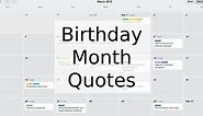 50  Best Birthday Month Quotes Wishes & Images of 2022 | The Birthday Best