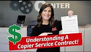 Understanding A Copier Service Contract | The Cost Breakdown