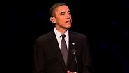 President Obama gives remarks at "A Concert for Hope"