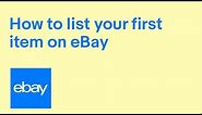 How to list your first item on eBay UK - a guide for businesses 2018 | eBay for Business UK Official