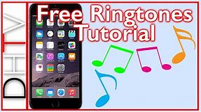How To Get Free Ringtones For iPhone 6s and iPhone 6s Plus - Tutorial