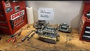 Dual Quad Edelbrock Carburetor Inspection