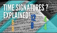 TIME SIGNATURES EXPLAINED // Learn Music Theory