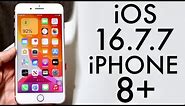 iOS 16.7.7 On iPhone 8+! (Review)