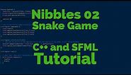 Nibbles 02 - Snake game with C++ and SFML