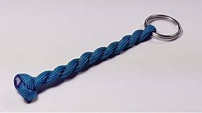 "You Can Make A Remarkably Easy 2 Strand Round Braid Keychain"