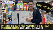 Where to BUY CHEAP PS5 / NINTENDO SWITCH in Hong Kong (GOLDEN ARCADE) I Bought a PS5 Slim!