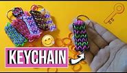 DIY Rainbowloom/Rubber band Keychain l Little Miss Inspiration