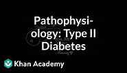 Pathophysiology - Type II diabetes | Endocrine system diseases | NCLEX-RN | Khan Academy