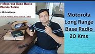 Best Motorola Long Range Walkie Talkie in India Motorola GM 338 and Motorola GP 328 Review & Demo