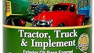 Majic Paints 8-0972-2 Town & Country Tractor, Truck & Implement Oil Base Enamel Paint, 1-Quart, I.H. Red