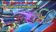 10 Best Sports VR Games on Oculus Quest & Meta quest 2 2022