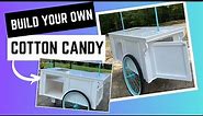 Cotton Candy Cart Business | Build Your Own Vendor Cart | Woodworking Project that Sells