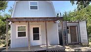 Tuff shed, two story barn style cabin. Tiny home ,16x16