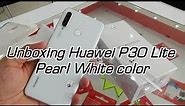 Unboxing Huawei P30 Lite Pearl White color