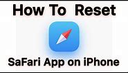 Reset Safari Browser On iPhone & iPad ( How To Reset Safari Browser on iPhone in iOS 13 & 14 )