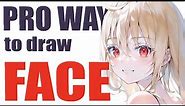 How to Draw Anime Face Like a Pro | Facial Proportions
