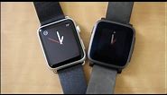 Pebble Time Steel vs Apple Watch!