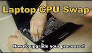 Laptop CPU install, how to upgrade your Laptop CPU