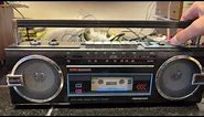 Vintage Soundesign 4628BLK AM FM Stereo Cassette Player Boombox; Tested