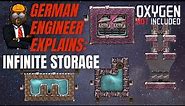 GERMAN ENGINEER explains ONI: INFINITE STORAGE! Oxygen Not Included Spaced Out