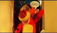 DISNEY'S BOUNCE BOUNCE TIGGER ELECTRONIC TALKING SINGING PLUSH TOY VIDEO REVIEW
