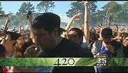 Marijuana Enthusiasts Cram Hippie Hill In San Francisco For 4/20 Day