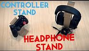 DIY Controller and Headphone Stands - 5 to 10 minute assembly each