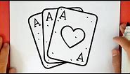 HOW TO DRAW PLAYING CARDS