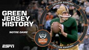 The history behind Notre Dame's green jerseys | College GameDay