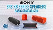 Sony Speaker Comparison Video: SRS-XB Series