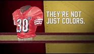 San Francisco 49ers uniform and uniform color history