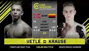 #CWSE23 - Vetle VS Krause - 135lbs Amateur MMA Junior Title Contest