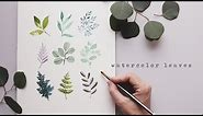 Every Watercolor Leaf You'll Ever Need! w/ Genuine Crafts