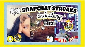 Snapchat Streaks and Story Ideas ♡ Creative Ideas for an Aesthetic Snapchat