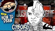 How to Draw CYBORG (Justice League) | Narrated Easy Step-by-Step Tutorial