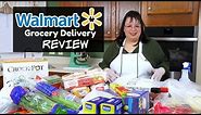 Walmart Grocery Delivery Review | Ordering Grocery Delivery from Walmart | Grocery Shopping Haul